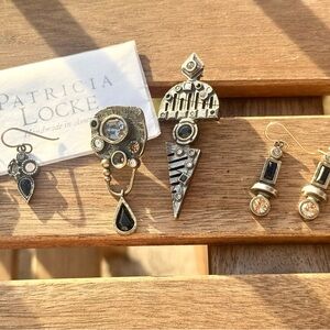 Patricia Locke Vintage Earrings and Pins Bundle